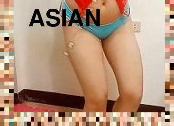 asiatisk, amatör, milf, dansar, fetisch, ensam, filipinsk, verklighet