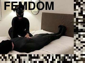 Femdom Bondage Handjob