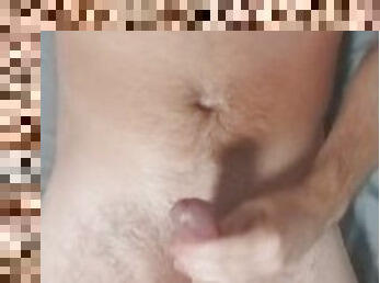 Ceiling View Cumshot All Over NY Chest