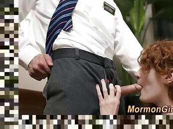 Mormon teen creampied