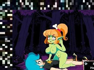 Flip Witch [ Pixel HENTAI Game ] Ep.6 FEMDOM creampie in the forest !