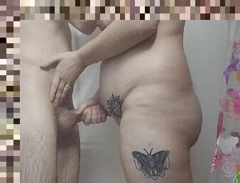 cul, baignade, gros-nichons, chatte-pussy, anal, milf, maman, douche, bite, sucer