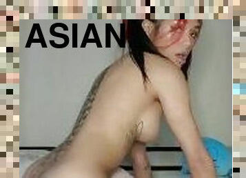 asiatique, masturbation, chatte-pussy, amateur, babes, ados, salope, natte, horny, solo