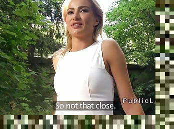 Blonde serbian fucking in the park