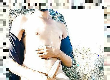 Indian sexy muslim gay men cumshot in public