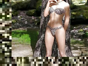 Exciting Games: Exciting Games Husband Takes Sexy Photos From His Wife In Bikini In The Nature Ep.12