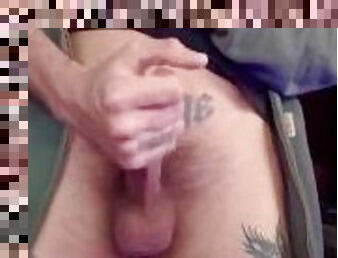 masturbation, amateur, gay, secousses, solo, réalité, tatouage