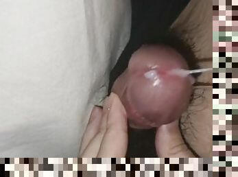 masturbation, orgasm, amatör, cumshot, japansk, avrunkning, sprut, ensam, verklighet