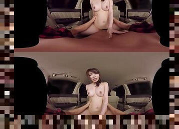 Horny asian bimbo incredible VR sex clip