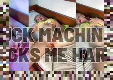 fuck machine fucks me hard