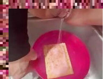 PISS on FOOD in KITCHEN SINK POPTART