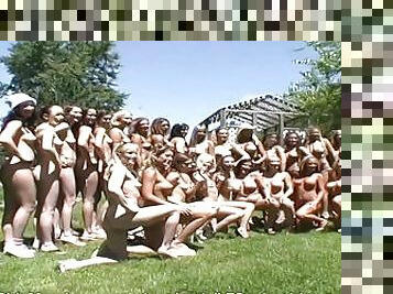 Over 30 Miss Nude USA Contestants In Awesome Group Shoot