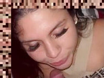 Pretty Latina loves sucking dick