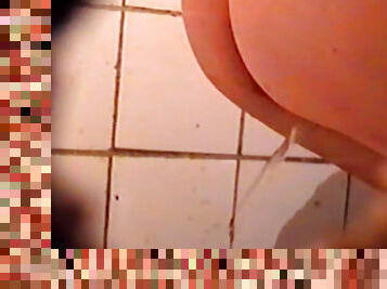 pisser, babes, cam, voyeur, joufflue, butin, culotte, toilette, caché, réalité