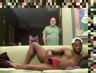 CAUGHT!! Bear catches roommate alone and jerking his BBC...watch what happens next!!