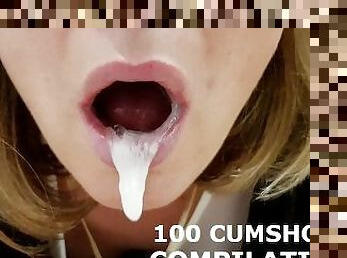 100 Times Swallowed COMPILATION, Blowjob, Cumshot , Oral Creampie, Cum in mouth, Facial