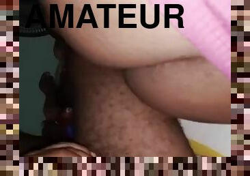 My stepdaughter lies with me in bed and fucks me and fucks my pussy until she cums