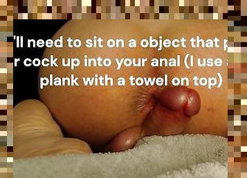 Self Fucking Guide - Nympho Trans Girl How To Self Fuck And Anal Creampie Your Own Ass