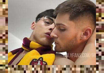 Harry Potter Femboy y la mamada filosofal