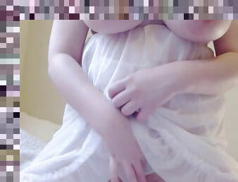 gros-nichons, masturbation, cam, voyeur, blonde, lingerie