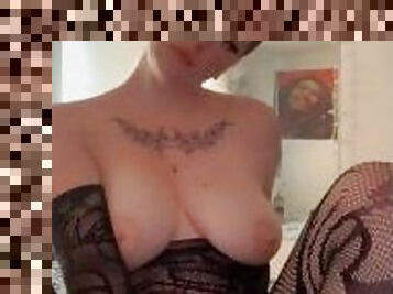 cul, gros-nichons, chatte-pussy, femme, babes, milf, lingerie, serrée, fétiche, solo