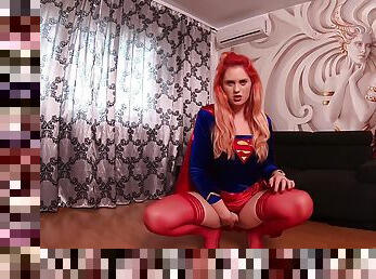 Supergirl Gives You A Blowjob - Alexsis Faye