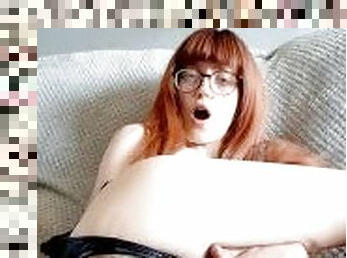 masturbation, chatte-pussy, amateur, milf, jouet, maman, rousse, point-de-vue, britannique, serrée