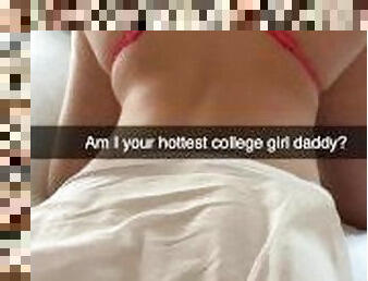 College Girl fucks Guy for Tutoring on Snapchat