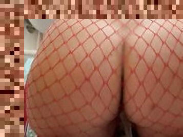 Big Ass Girl Wetting Herself In Fishnets, Pissing Myself Over My Feet, Girl Peeing In Fishnets, Peei