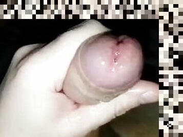 My cute boyfriend pulls out all his cum for me