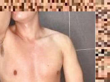 HAVING FUN AND CUMMING IN THE SHOWER