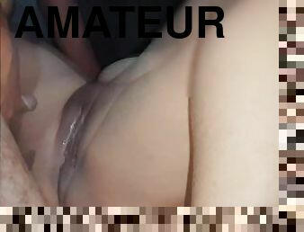 asien, muschi, dilettant, selbst-gefertigt, mamma, creampie, chubby, beule, fest-tight, filipiner