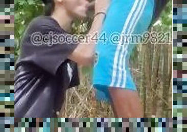 Follando en el bosque Adidas