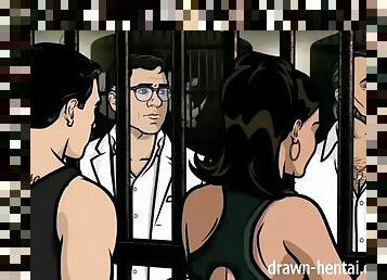 Archer porn - prison sex with lana