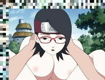 SARADA COWGIRL HENTAI (BORUTO)