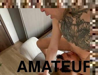 amateur, anal, fellation, ejaculation-sur-le-corps, énorme-bite, gay, fellation-profonde, couple, point-de-vue, bite