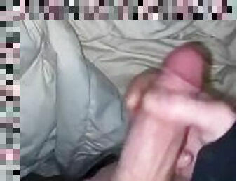 Stroking my cock