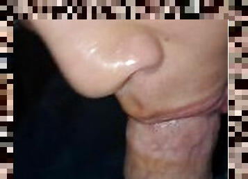 amador, chupanços, interracial, adolescente, carro, jovem18, sozinho, pénis, chupando