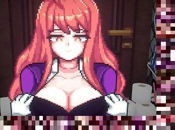 intoxicat hentai game big breasts redhair titjob