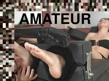 amatör, fötter, fetisch