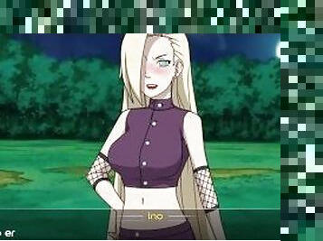 Ino Yamanaka chupando una polla-hentai 2d