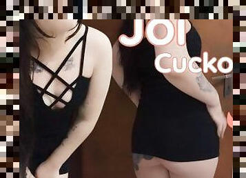 Joi  Punheta Guiada  Cuckold - Namorada safada te faz de Corninho ????????