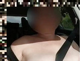 tetas-grandes, público, amateur, madurita-caliente, adolescente, coche, tetas