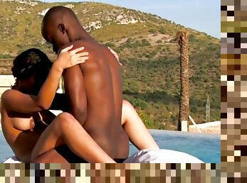 Kunjasa Exotic Lovemaking From Africa Ebony Couple
