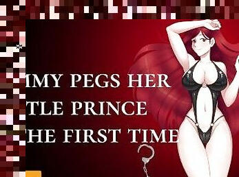 Mommy pegs her little prince for the first time [Gentle FemDom] [Script by EatsTheWholeAss]