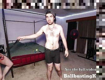 His Balls on a Short Leash" - Ballbusting Kings Preview
