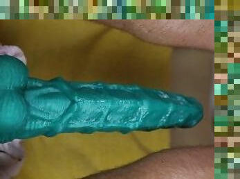 Massive MrHankeys Seahorse XXXL Dildo Gaping My Sissy Ass