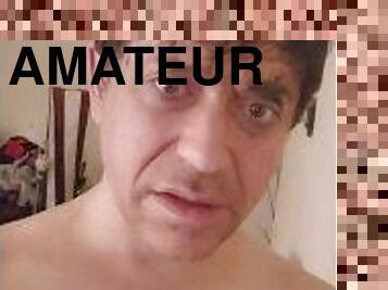 masturbation, amateur, énorme-bite, gay, secousses, solo, musclé, bite