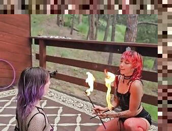 Playing with Fire w/ @PixiePixelized (Teaser) full video on manyvids