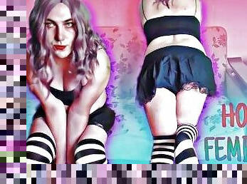 GOTHIC BLONDE FEMBOY COLLEGE CUTE BABE HOT HOMEMADE SEXY STYLE BOY TO GIRL